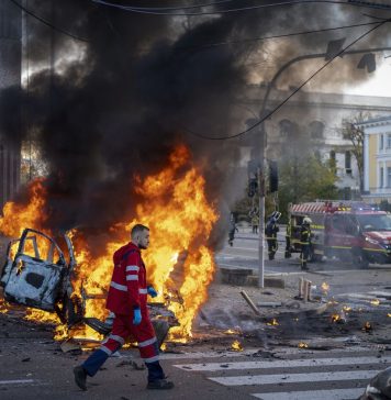 Iranian-made Russian suicide drones attack the center of the Ukrainian capital, killing 4 people