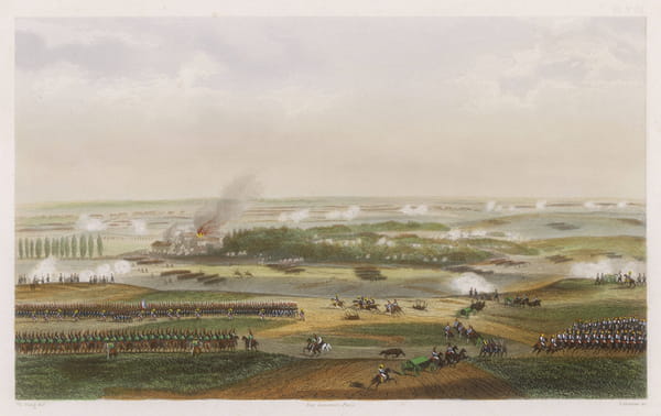 The Battle of Waterloo during the Hundred Days of Napoleon I